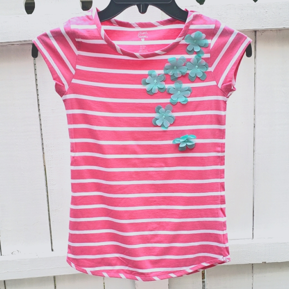 Pink Striped Tee